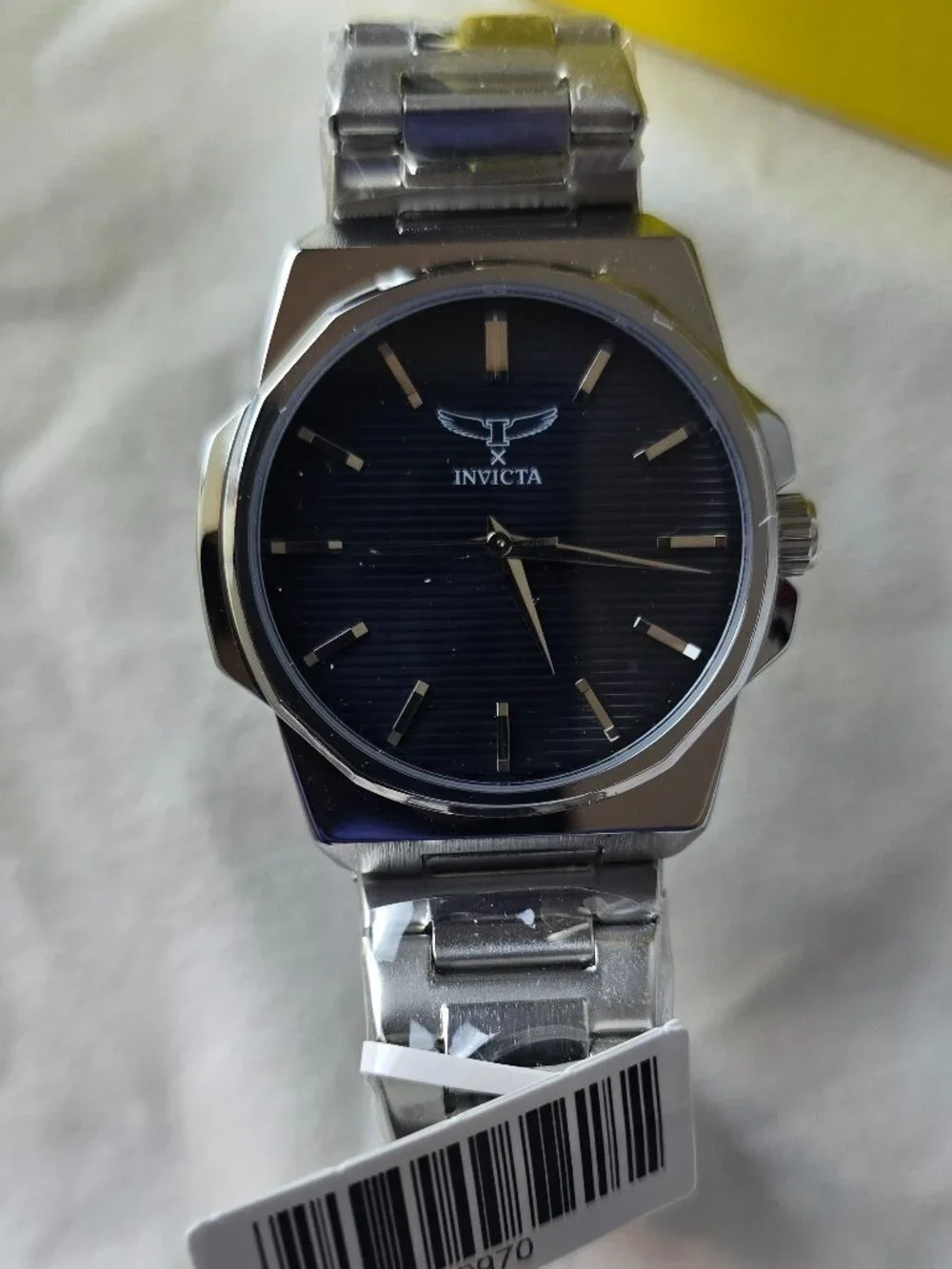 Invicta Specialty 69970 Men's Watch 44mm Silver Blue Dial Stainless Steel NEW